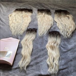 BELLAMI silk seam hair extensions ash blonde